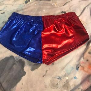 Harley Quinn inspired shorts (never been worn)